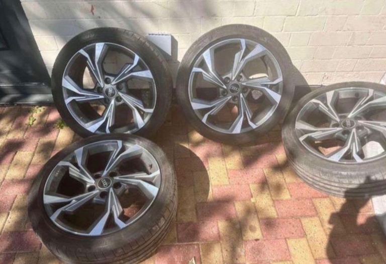 Audi A3 Sline 2025 18 inch diamond cut alloys
