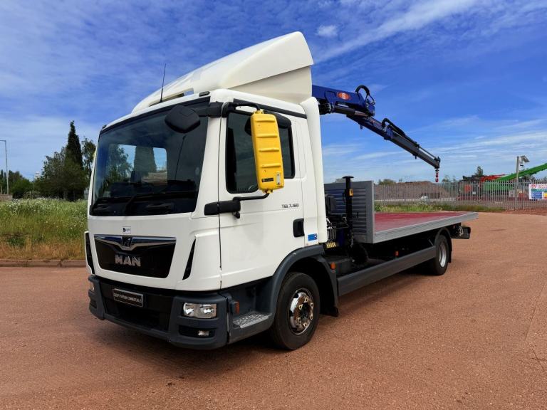 MAN TGL 7.160 2019 (19) EURO 6, 7.5 TON FLAT, 17FT 1 FLAT BODY C/W 