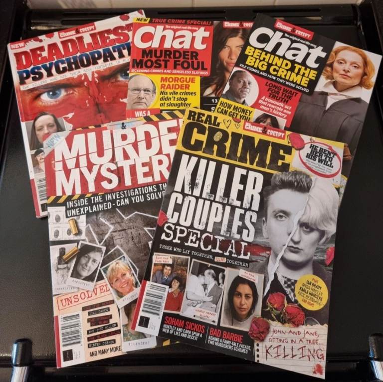 Real Crime & Creepy Magazines 