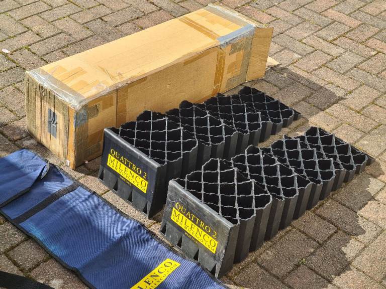 Milenco Campervan / Motorhome Quatro 2 Levelling Ramps, 1 Pair