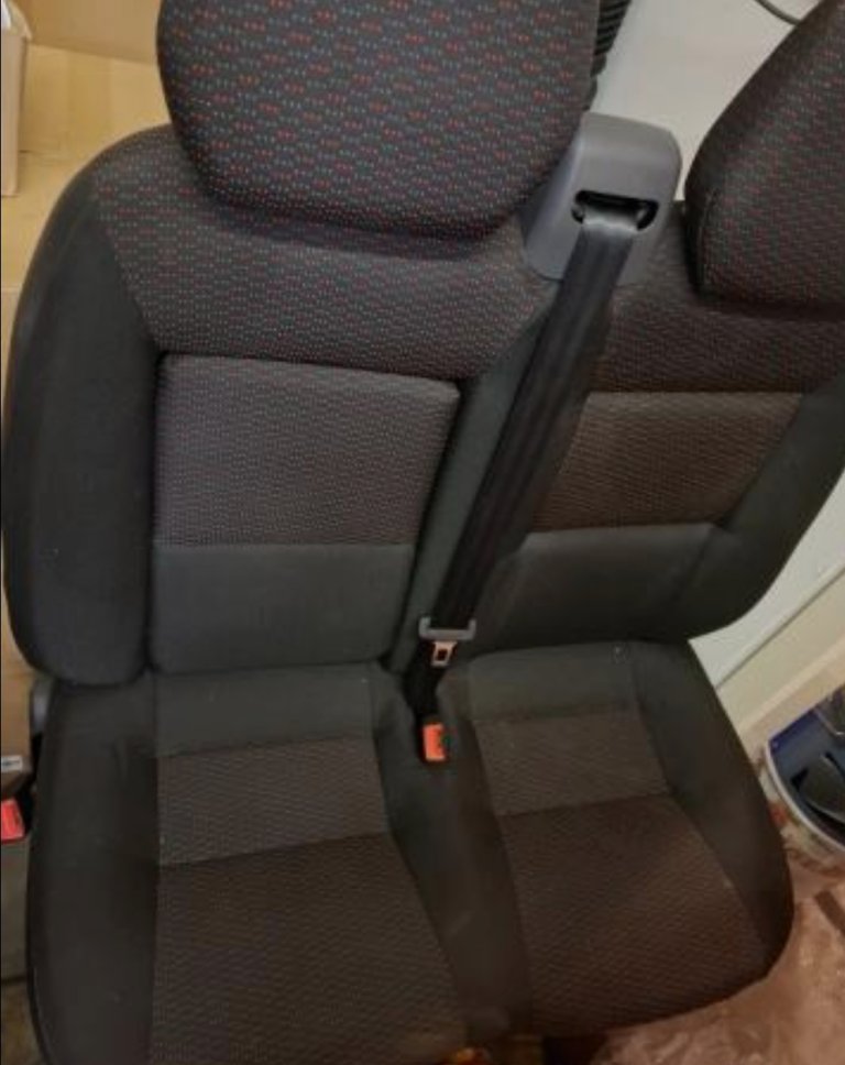 Van seats twin with frame 
