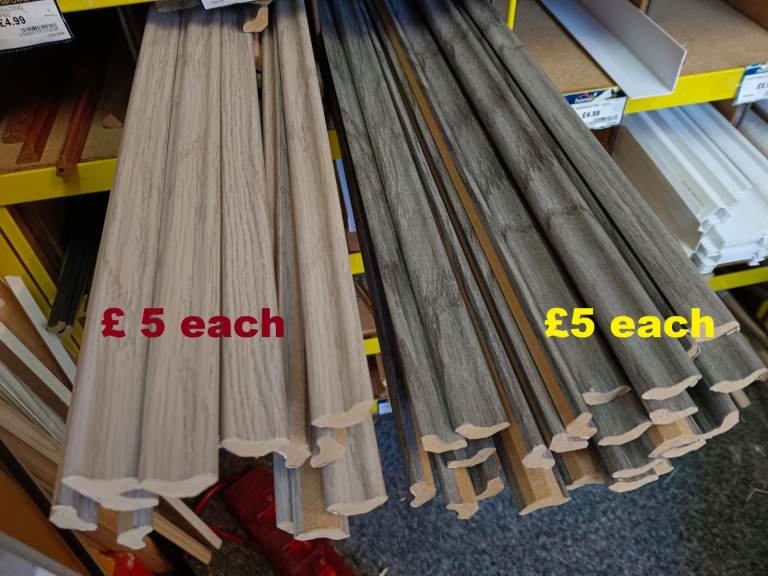 Laminate Floor Beading - Scotia - Edging - Mouldings Decorating & Interiors £5 each (2 colours) 