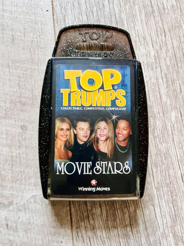 image for Top Trumps Movie Stars (2002). Hardly used
