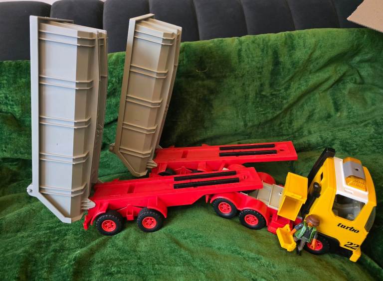 Large Playmobil Tipper Truck Bundle