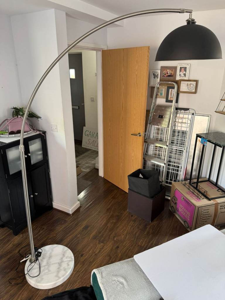 Dwell arc floor lamp for sale in excellent condition