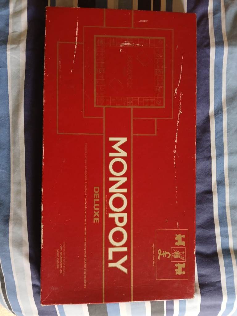 Monopoly Deluxe Board Game – Good Condition