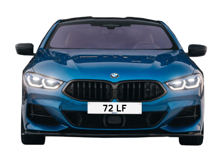 72 LF cherished number plate personalised private registration 