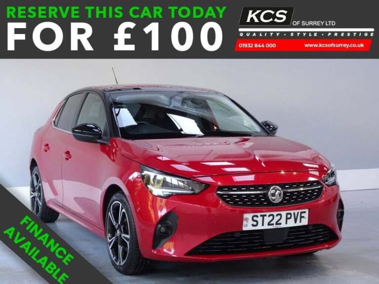 2022 Vauxhall Corsa 1.2 Turbo Elite Edition Hatchback 5dr Petrol Auto Euro 6 (s/s) (100 ps) Hatch...