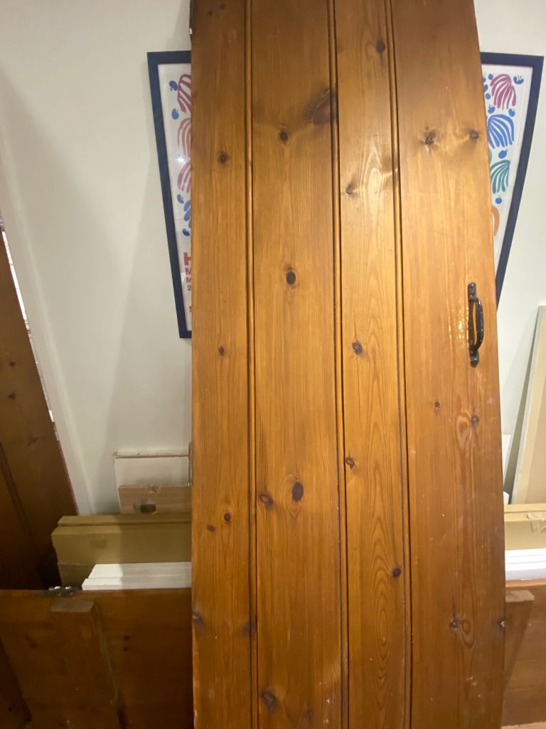 Lovely large wooden kitchen cupboard doors