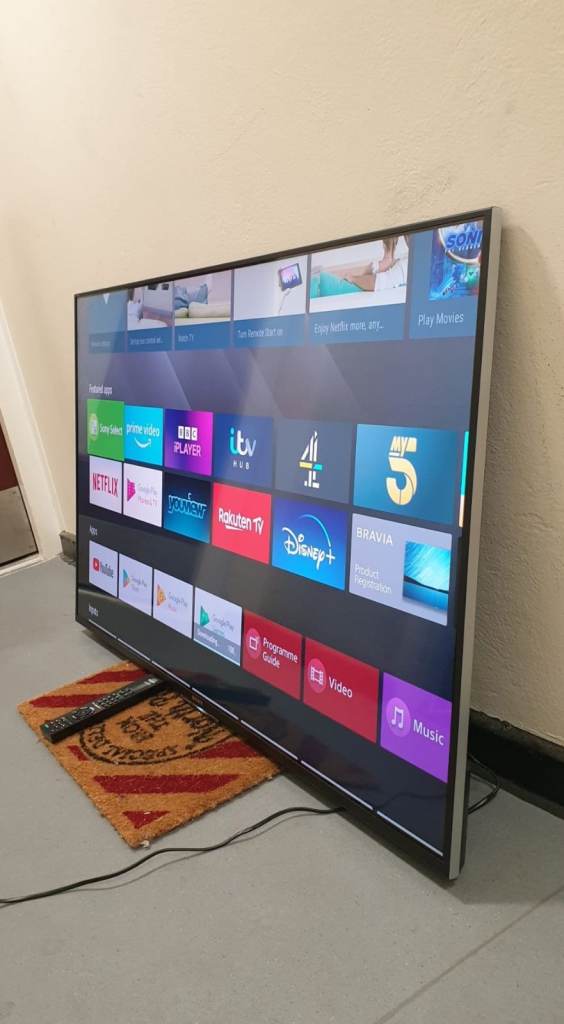 55"sony bravia android 4k Smart TV with Remote – Good Working Condition