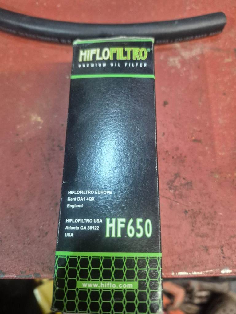 Hf650 oil filter