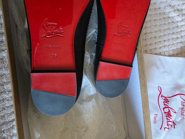 Christian Louboutin Mamadrague Leather Flats