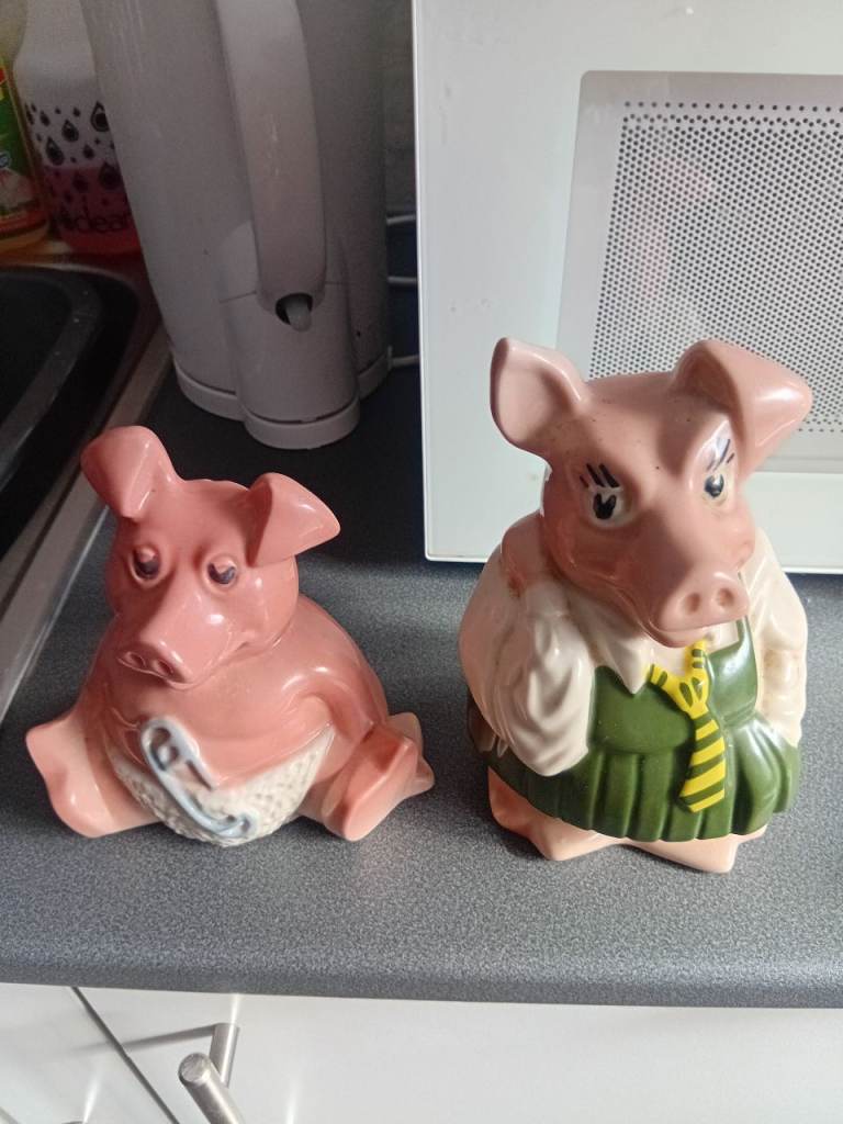 two wade money boxes 