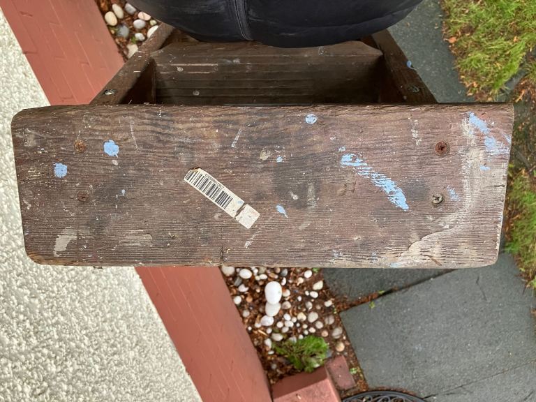 Vintage Bratts heavy duty wooden ladder