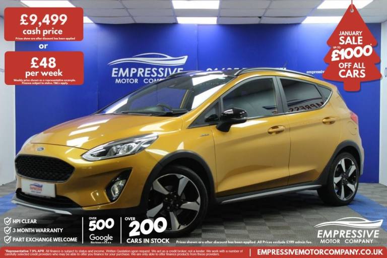 2020 69 FORD FIESTA 1.0T ECOBOOST GPF ACTIVE B&amp;O PLAY HATCHBACK 5DR PETROL MANUA