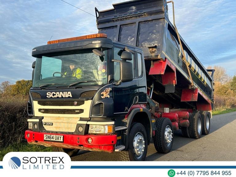 Scania P-SRS C-CLASS P370 8 X 4 Steel Body Tipper