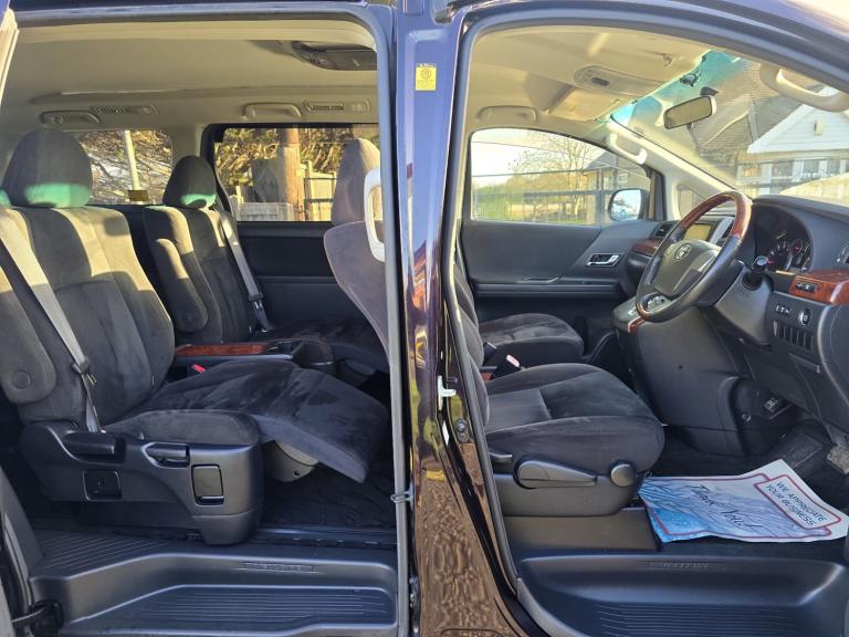 2010 Toyota Vellfire G PURPLE 2.4 PETROL 2010(60) ULEZ FREE, 7 SEATERS MPV Petrol Automatic