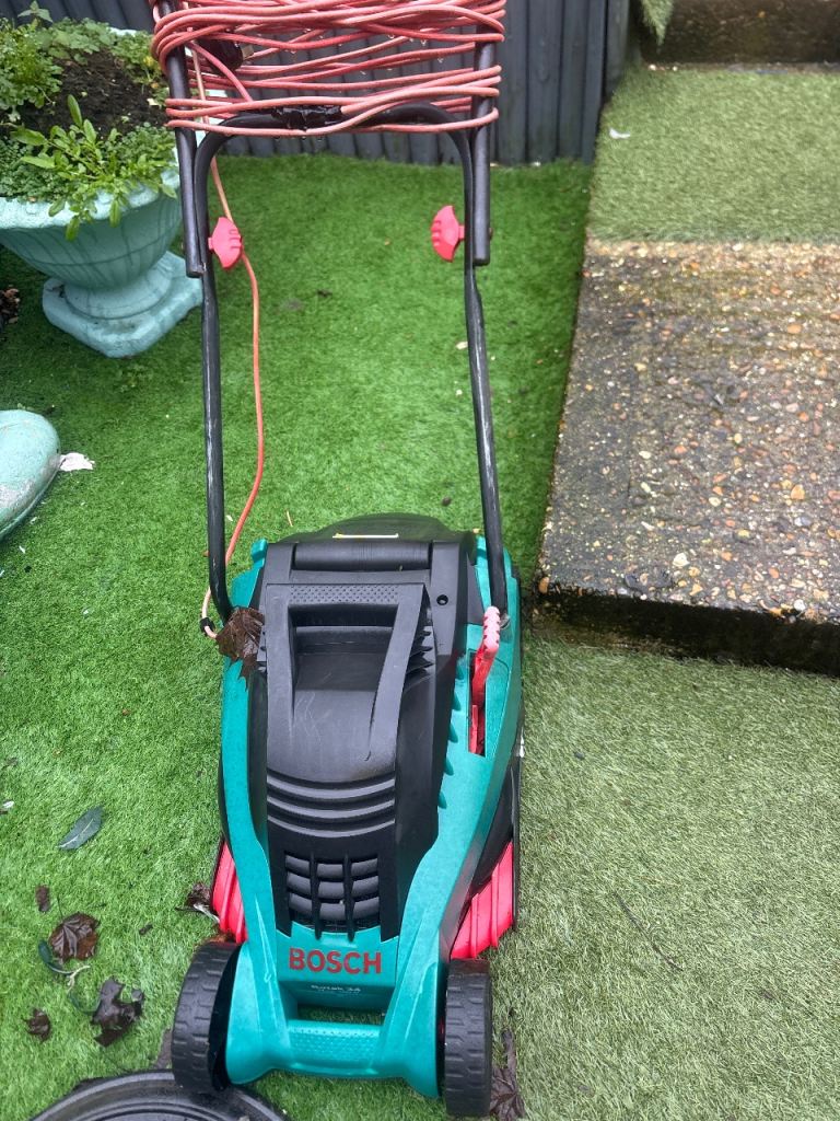 BOSH lawn mower used
