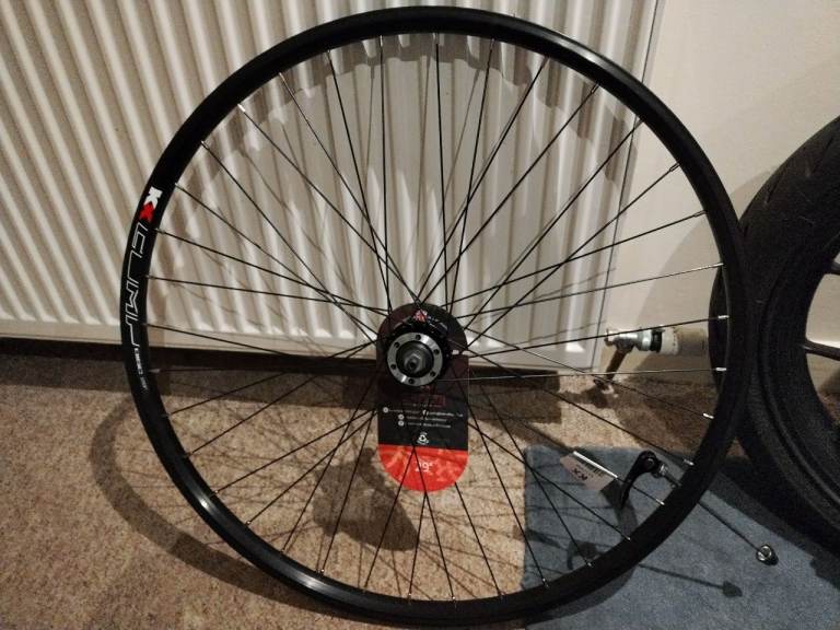 New KX MTB 29" D/Wall Disc Q/R Screw On Rear Wheel Black, Built At Bob Elliot HQ