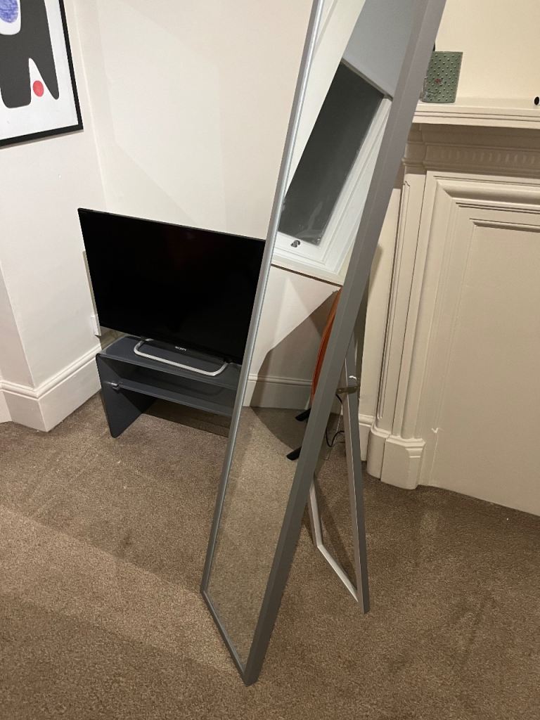 Habitat wood full length freestanding mirror 