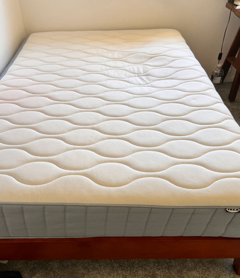Relocation - IKEA Double Mattress + Wooden base structure