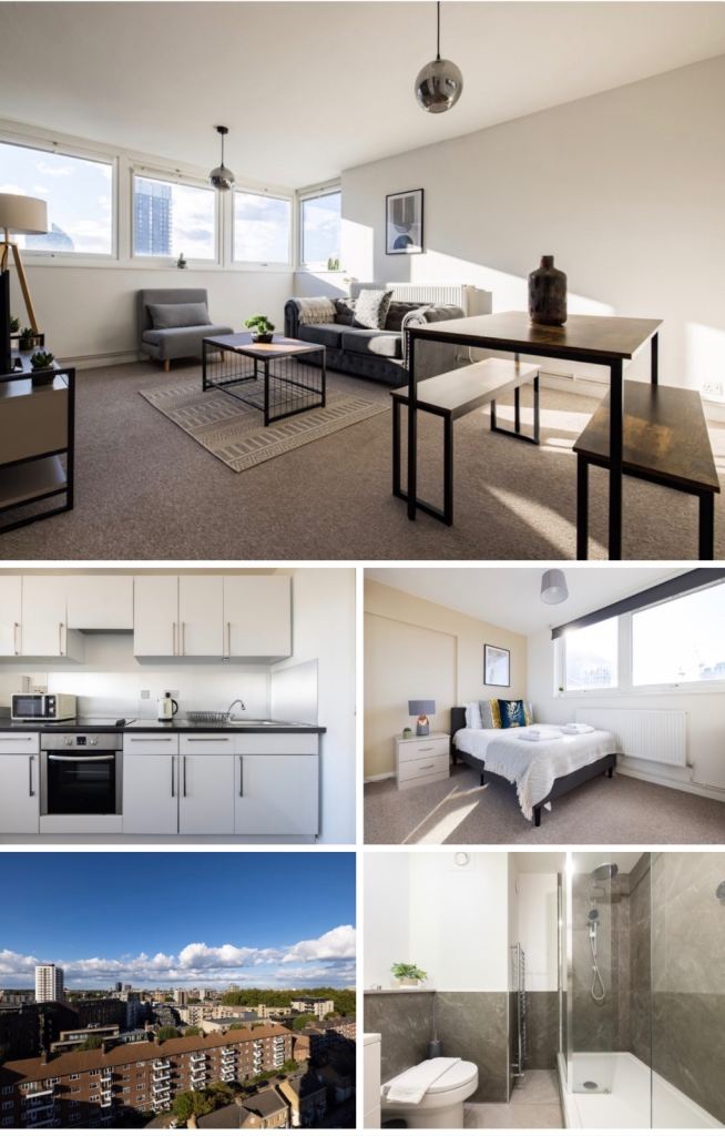 2 bedroom apartment in Shoreditch  Company letvallowed