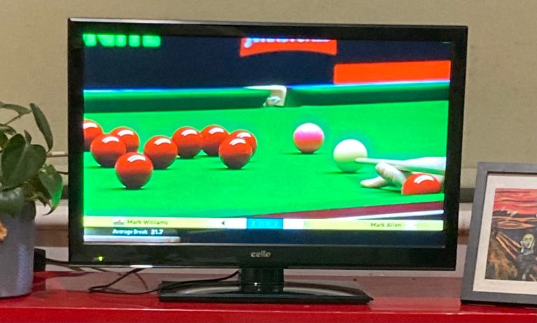 Cello 22” wide screen LED TV with USB. Model C22230. With Remote Control. VGC..