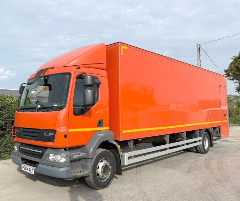 2014 DAF LF55.180 GRP BOX VAN 2X SLD COLUMN TAIL-LIFT 14 TON EEV U-LEZ