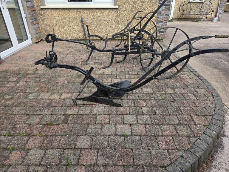 Antique ploughs and grubber for sale