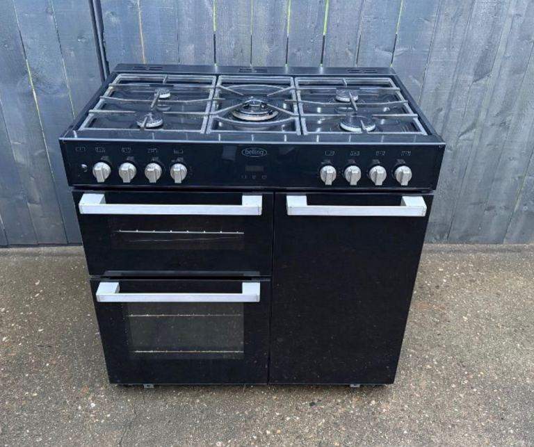 Belling DB4 90DFT double oven, grill and 5 x hob oven