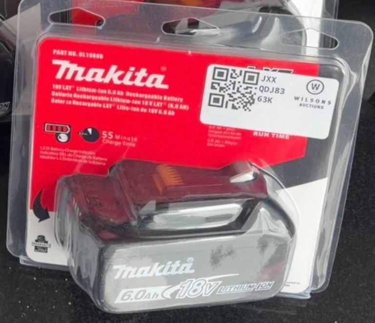Makita 6.0Ah 18v Lithium Ion Batteries