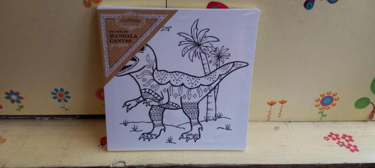 Craft Mania colour in mandala canvas