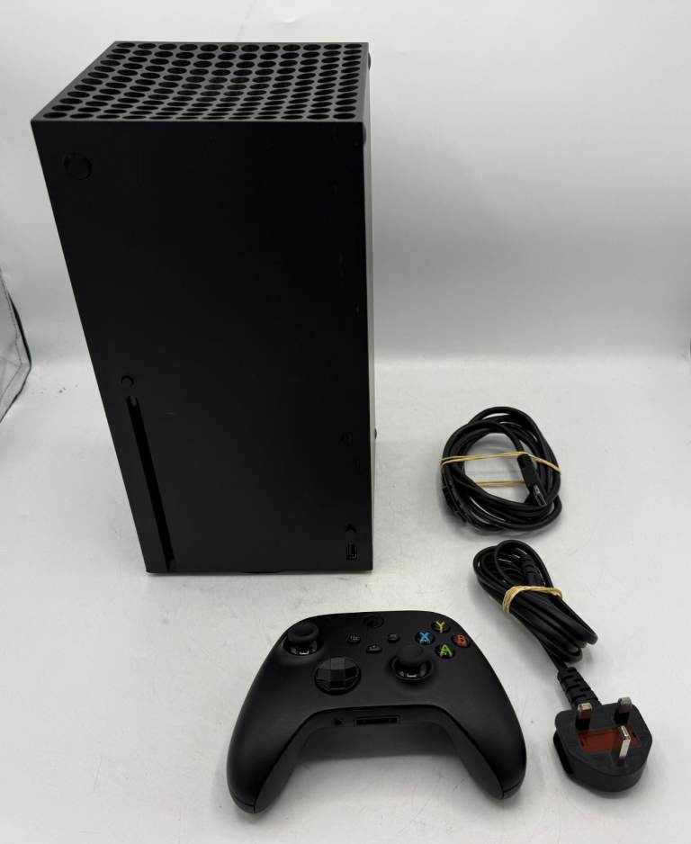 Microsoft Xbox Series X 1TB Console with Controller and Cables – Good Condition