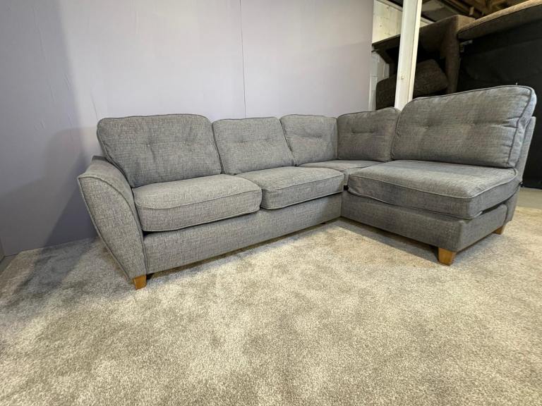 Grey right hand corner sofa DELIVERY AVAILABLE