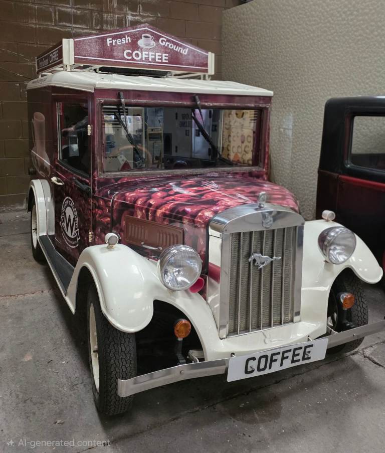 Vintage coffee van for sale