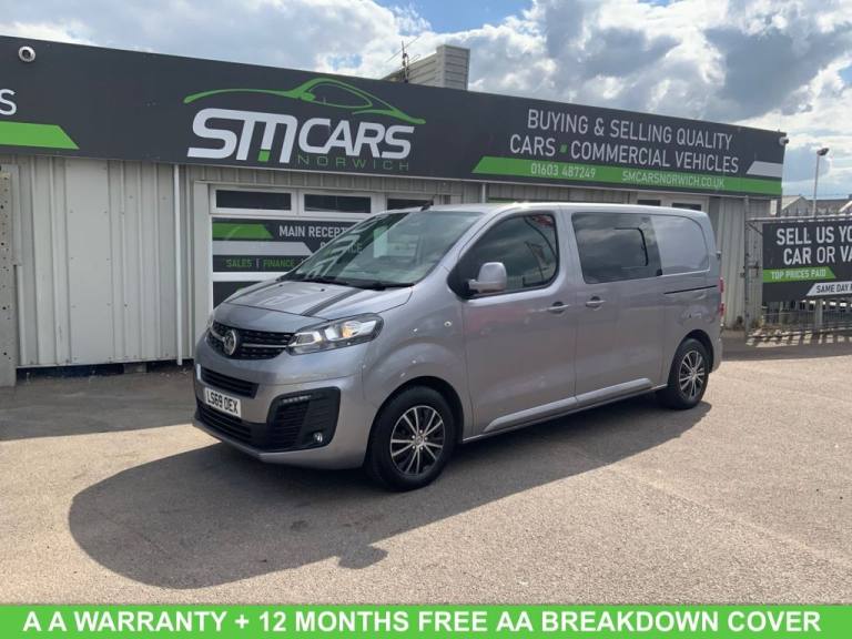 2019 Vauxhall Vivaro 2700 1.5d 120PS Sportive H1 Van PANEL VAN DIESEL Manual