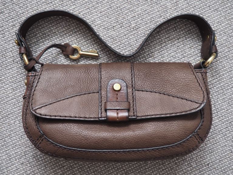 FOSSIL Shoulder Clutch Baguette Bag. Excellent Quality - NEW