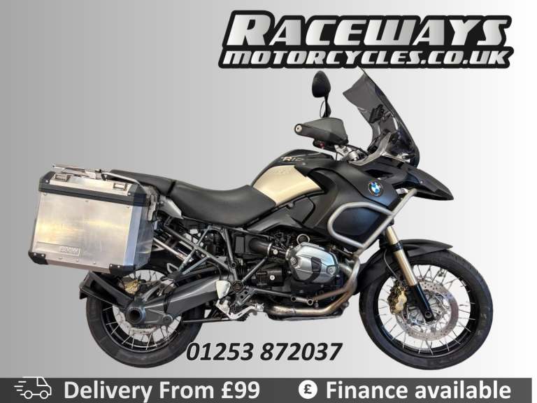image for BMW R1200GS ADVENTURE 90TH ANNIVERSARY 2013 BLACK 27,951 MILES USED MOTORCYCLE