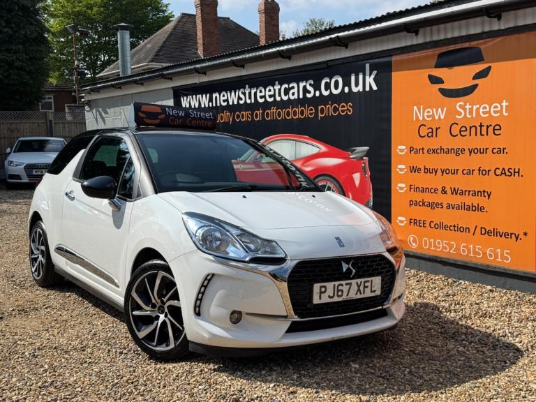 2017 DS Automobiles DS 3 1.2 PureTech Connected Chic Euro 6 3dr HATCHBACK Petrol Manual
