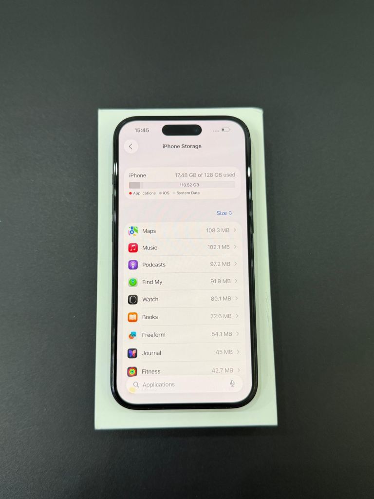 Apple iPhone 15 128GB Black (Unlocked) Excellent Condition Fully Boxed