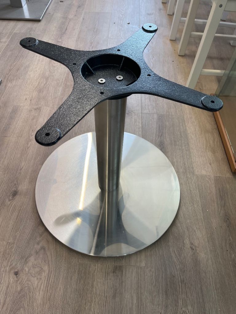 Brushed Chrome Coffee Table Base