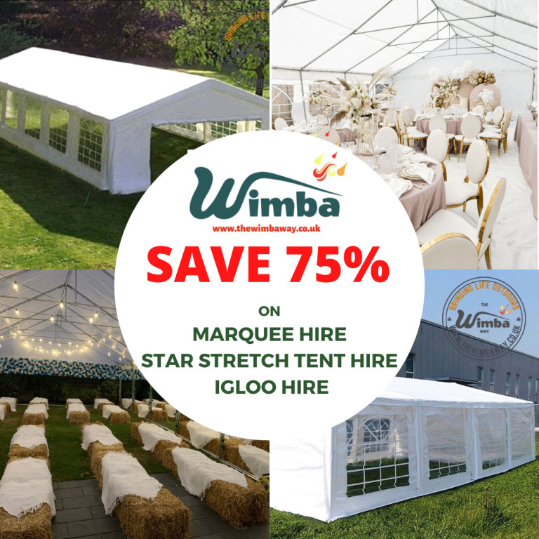 Affordable Marquee & Event Structure Hire - Save 75%! | Wimba DIY Rentals 