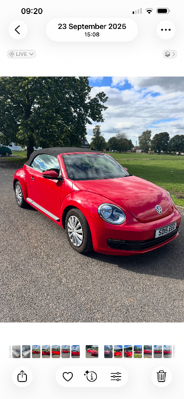 Volkswagen, BEETLE, Convertible, 2015, Manual, 1197 (cc), 2 doors