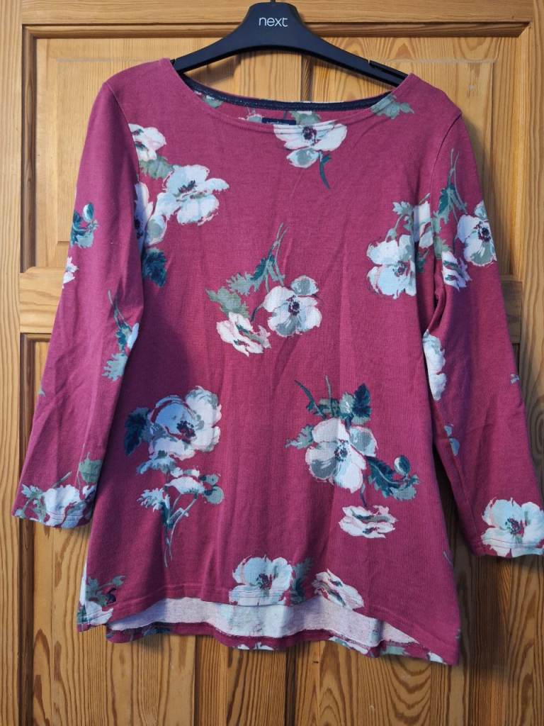 3x Joules 3/4 sleeve tops - size 14