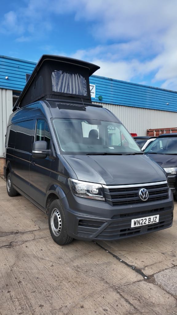 POPTOP ROOF SYSTEMS FITTED BY VAN-LIDZ. VW CRAFTER 2017 - PRESENT
