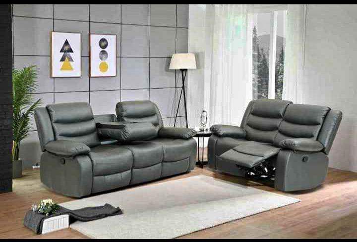 New L Shape Corner & 3+2 Leather Recliner Sofa | Free Delivery