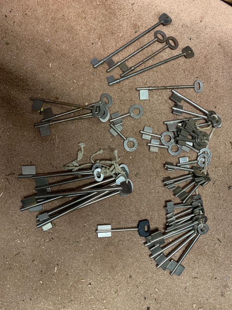 Job lot of safe keys