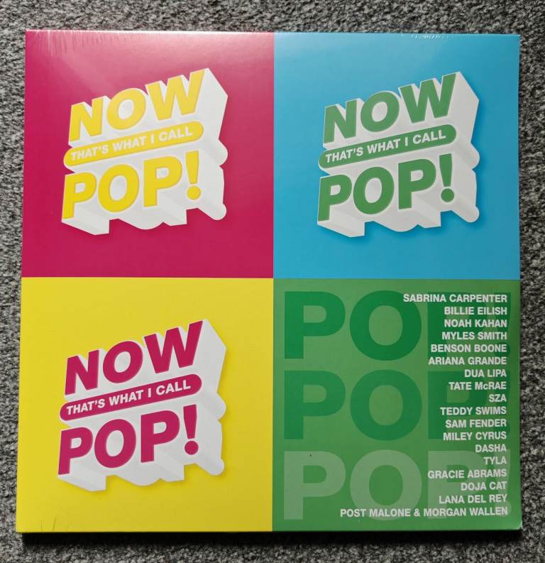 NOW That's What I Call Pop! 3LP Vinyl - Brand New & Sealed