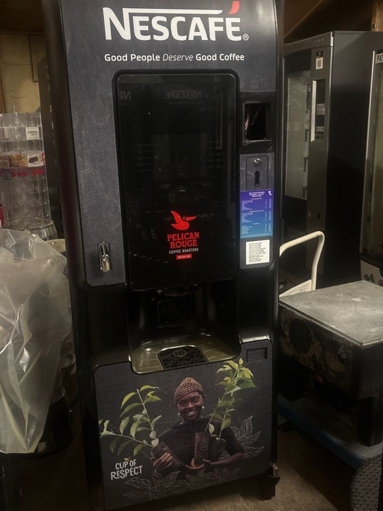 Crane Infinity bean to cup vending machine