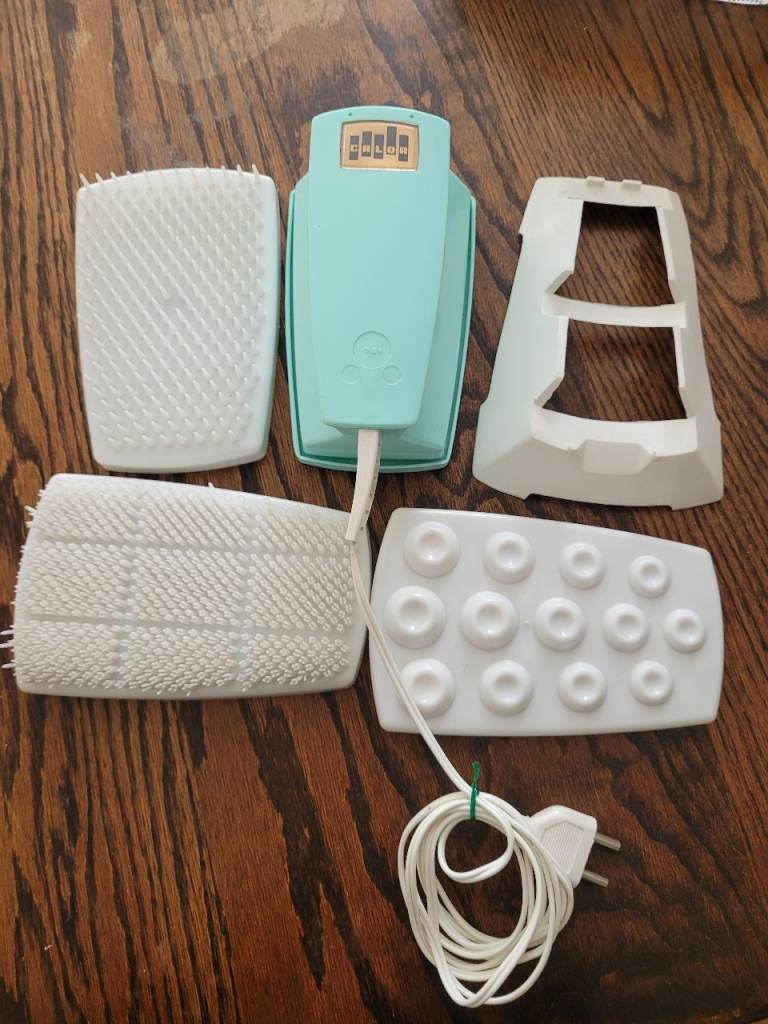 Vintage Electric Massager with Attachments – Good Condition